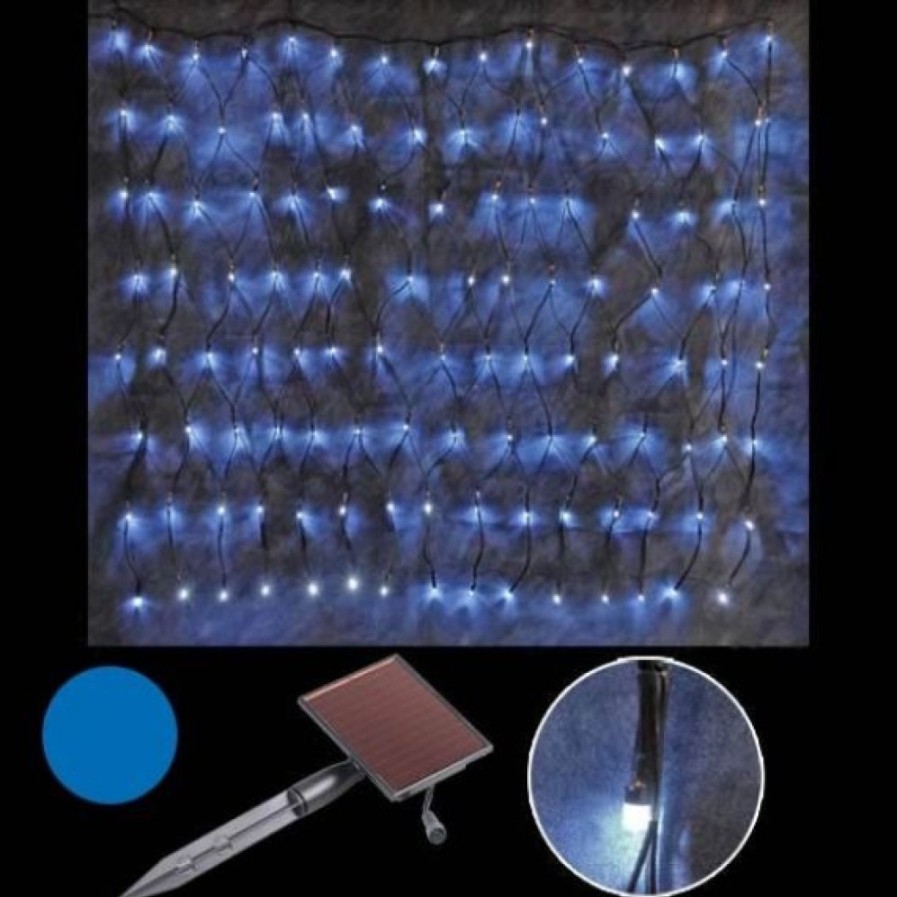 Guirlande lumineuse noel 100 LED Bleu, decoration noel - Badaboum